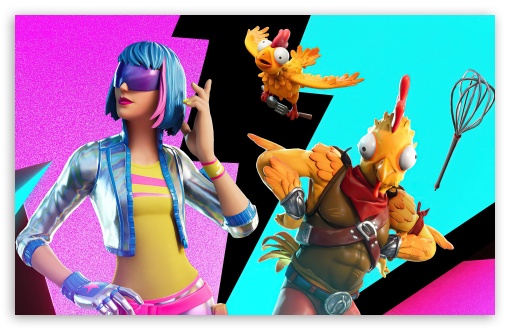 Download Fortnite Game Shimmer Specialist Skin Outfit UltraHD Wallpaper