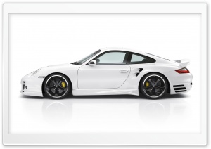 White Porsche Car