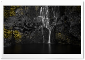 Waterfall, Azores island of...