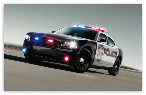 Download Dodge Police Car UltraHD Wallpaper