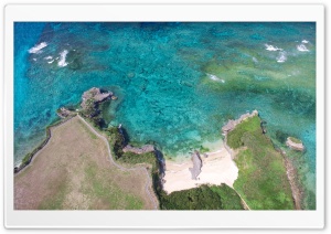 Okinawa Island, Japan, Aerial...