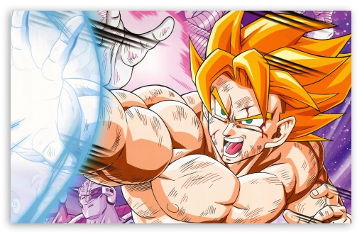 Download Dragon Ball Z - Super Saiyan Goku UltraHD Wallpaper