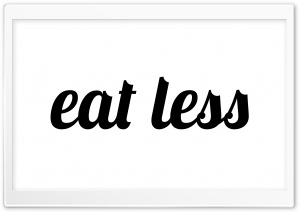 eat less