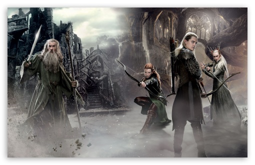 Download The Hobbit An Unexpected Journey 2 Elves UltraHD Wallpaper