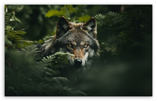 Download Forest Wolf UltraHD Wallpaper