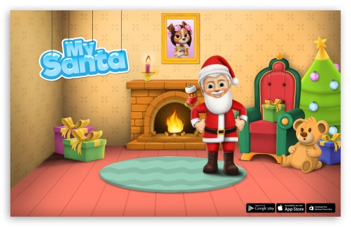 Download My Santa Claus - Santas Crib UltraHD