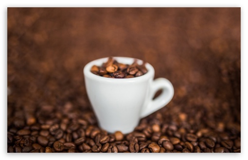 Download Coffee Macro UltraHD Wallpaper