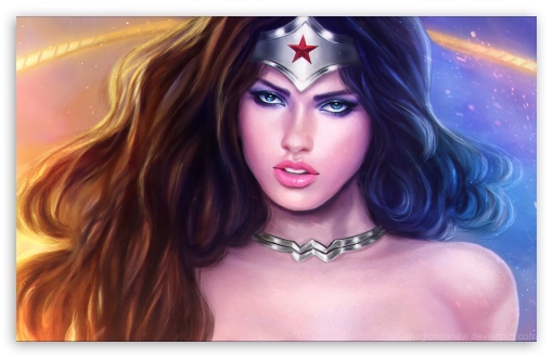 Download Wonder Woman Painting UltraHD Wallpaper