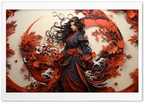 Fantasy Asian Female Artwork,...