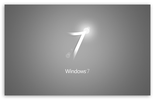 Download Windows 7 Grey UltraHD Wallpaper