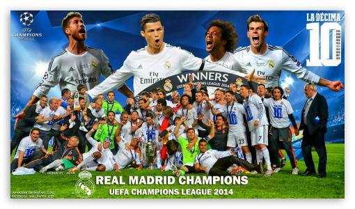 Download Real Madrid Winners Champions League 2014 UltraHD Wallpaper