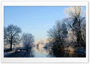 Crooked Rhine River   Winter