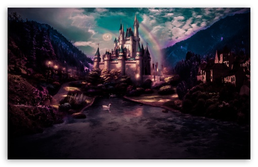 Download Dark Castle Land UltraHD Wallpaper