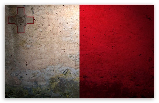 Download Grunge Flag Of Malta UltraHD Wallpaper