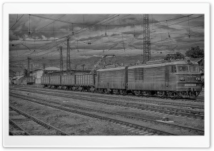 Armenia, Gyumri, Train
