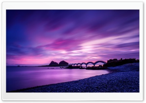 Footbridge at Sanxiantai, Taiwan