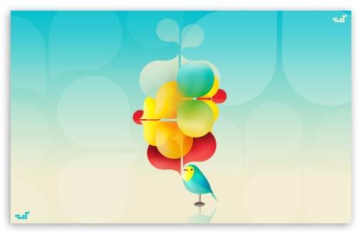Download Bird Illustration UltraHD Wallpaper