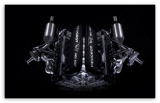 Download Peugeot V12 HDi FAP Engine UltraHD Wallpaper