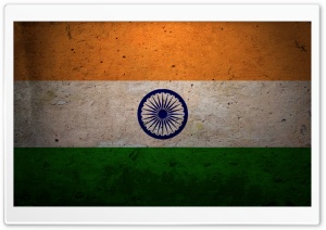 Grunge Flag Of India