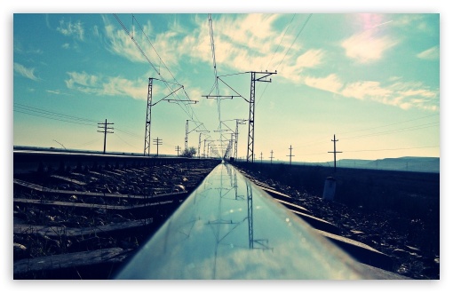 Download Railway Track UltraHD Wallpaper