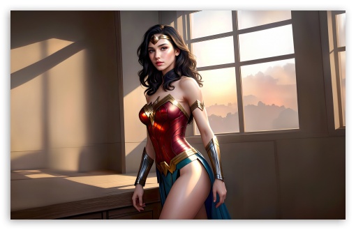 Download Wonder Woman Art UltraHD Wallpaper