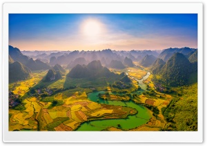 Vietnamese Landscape, Ta Pit,...