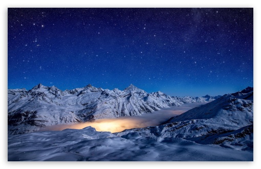 Download Stupendous View Winter UltraHD Wallpaper