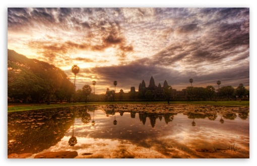 Download Angkor Wat Cambodia UltraHD Wallpaper