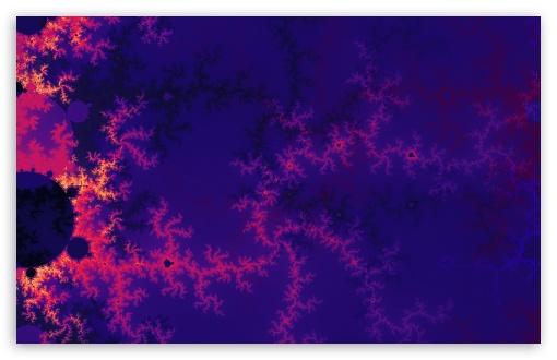 Download Purple Fractals UltraHD Wallpaper