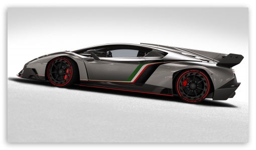 Download 2013 Lamborghini Veneno Side View UltraHD Wallpaper