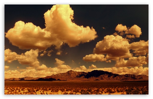Download Desert Mountains Panorama UltraHD Wallpaper