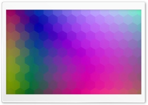 Colorful Hexagons Background...