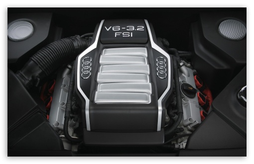 Download Audi V6 3.2 FSI Engine UltraHD Wallpaper