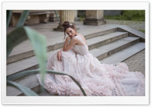 Bride in a Beautiful Dress,...