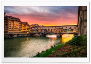 Ponte Vecchio arch bridge,...