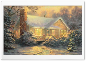 Christmas Cottage by Thomas...