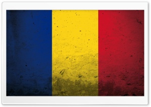 Grunge Flag Of Romania