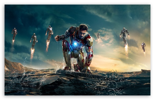 Download Iron Man 3 Iron Man vs Mandarin UltraHD Wallpaper