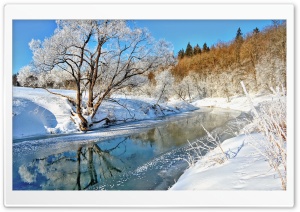 Snow Landscape Winter River