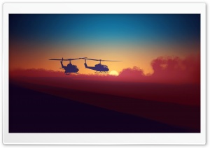 Helicopters Illustration