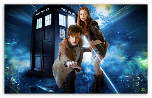 Download Doctor Who   Matt Smith and Karen Gillan UltraHD Wallpaper
