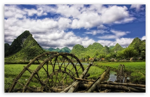 Download Vietnam Village UltraHD Wallpaper