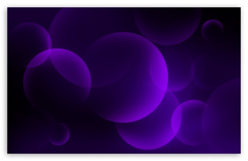 Download Purple Big Bubbles UltraHD Wallpaper