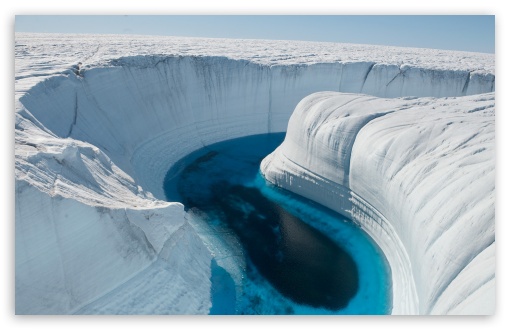 Download Ice Canyon - Greenland UltraHD Wallpaper