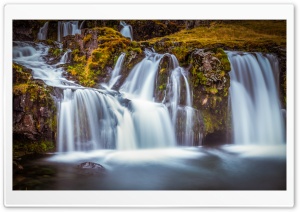 Kirkjufellsfoss waterfall,...