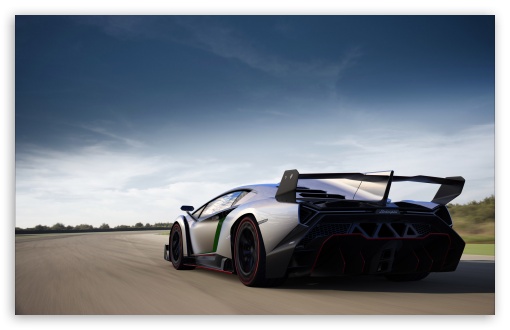 Download 2013 Lamborghini Veneno Speed UltraHD Wallpaper