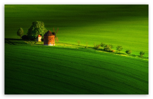 Download Spring Countryside Landscape UltraHD Wallpaper