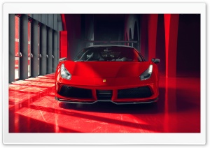 Cool Red Ferrari Car 2018