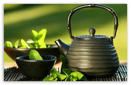 Download Teapot And Cups UltraHD Wallpaper