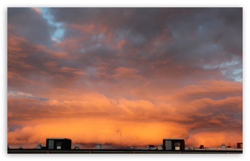 Download Sunset Clouds UltraHD Wallpaper
